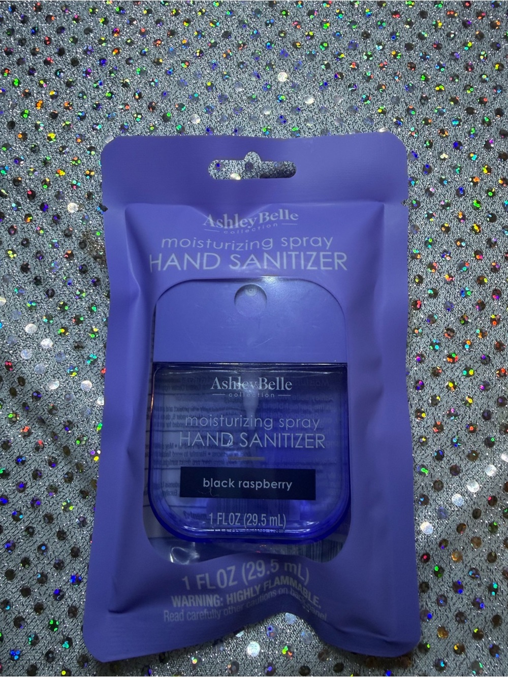 Moisturizing Spray Hand Sanitizer - Purple (Black Raspberry)